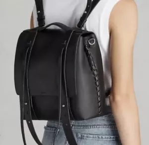 All Saints Fin Lea Back Multi-Way Soft Leather Bag Shoulder Backpack Handbag£399 - Picture 1 of 23