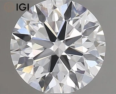 1.10 CT. ROUND Cut with IGI Certified CVD Lab Grown Diamond F Color VS1 Clarity - Image 1 of 4