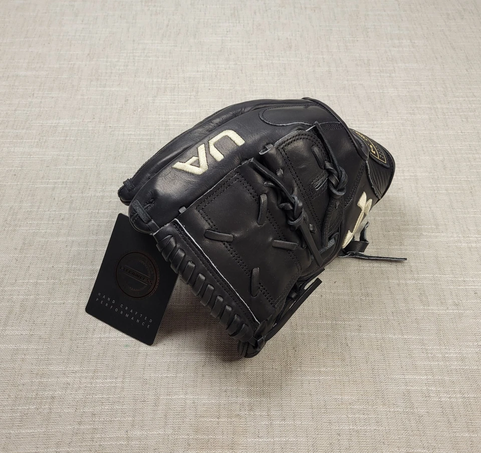 Guante Under Armour Impecable 12" 2 Piezas Web P LHT Cuero Negro Lanzamiento a la Izquierda Foto 1 de 4