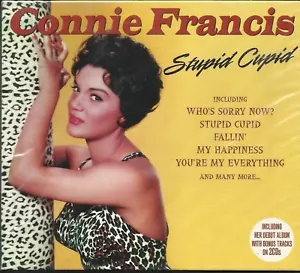 CONNIE FRANCIS - STUPID CUPID (2009 2-CD COMPILATION)BRAND NEW-FREE SHIP USA - Picture 1 of 2