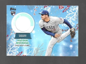 CAMISETA DE NOVATO HAYDEN WESNESKI 2023 Topps HOLIDAY MEGA RELIQUIA CHICAGO CUBS RADIOCONTROL - Imagen 1 de 2