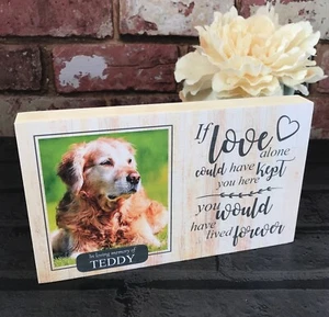 Memorial personalizado para mascotas, placa de pérdida de perro, pérdida de perro, paso de mascotas, regalo de recuerdo - Imagen 1 de 19