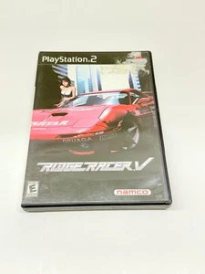 Ridge Racer V 5 (Sony PlayStation 2 PS2, 2000) Complete w/ Manual - Picture 1 of 7