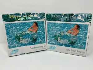 Bestway H2O Go! Tropical Palms Schwimmring - 47 Zoll - 2 Stück - Neu/Versiegelt - Bild 1 von 21
