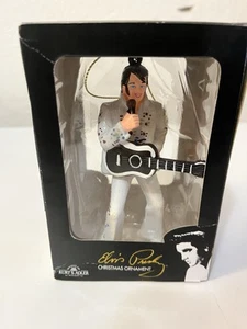 Elvis Presley White Jumpsuit Chitarra Decorazione Natalizia da Collezione Kurt S. Adler - Foto 1 di 5