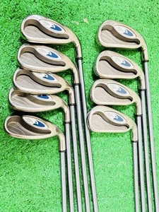 Callaway Hawk Eye Iron Set 3-9+Pw+Sw Hawk Eye Flex-R 9pcs Right-Handed Used - Picture 1 of 6