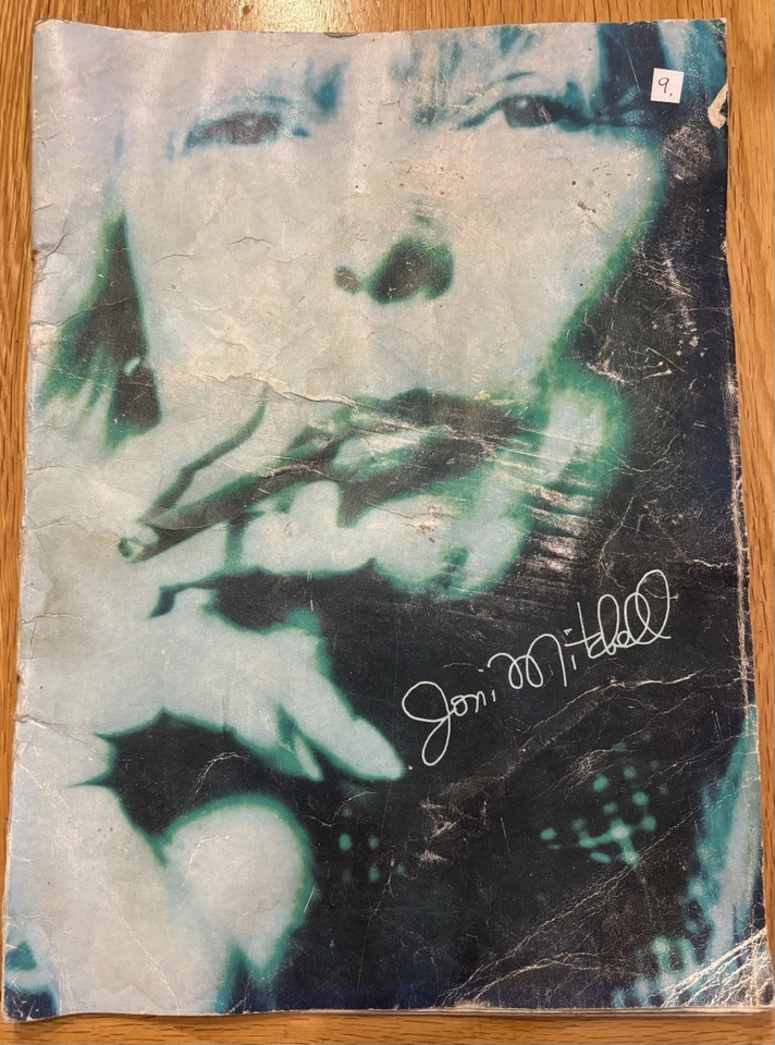 Joni Mitchell Official 1983 Tour Guide - Wild Things Run Fast - Autographed - Image 1 of 4