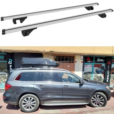 For Mercedes-Benz GL 350 450 550 63 53" Roof Rack Cross Bars Cargo Bike Carrier Foto 1 de 4