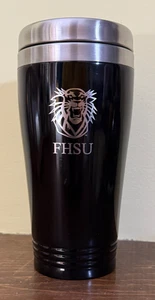 Fort Hays State - Vaso de acero/taza de viaje - aprox. 16 oz. - Imagen 1 de 4