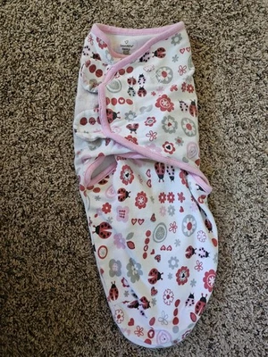 Swaddle Me Pink Ladybug  Swaddler  SleepSack Cotton Newborn.      (bxD) - Image 1 of 3