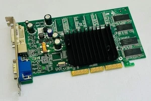 128MB Dell 9Y452 GeForce FX5200 DVI / VGA / S-Vid AGP Graphics Card 09Y452 - Picture 1 of 5