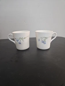 2 Vintage Corning Corelle Blue Dusk Coffee Tea Mug Cup - Picture 1 of 11