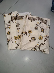 Pier 1/One "West End" Drape Panels 54" X 84"- 2 Panels - Picture 1 of 3