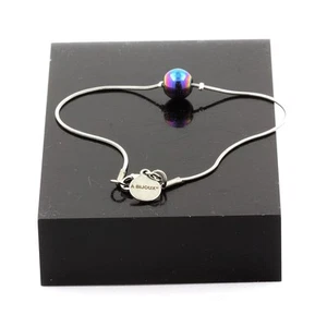 Stones And Minéraux. Bracelet Stainless Steel 1 Pearl Hematite Multi - Picture 1 of 2