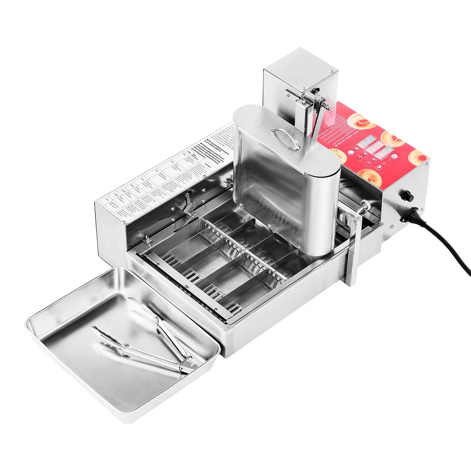 Máquina automática comercial para hacer donas Uimoso, 4 filas produce 240 donuts/hora Foto 1 de 4