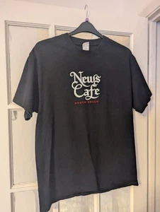 Vintage Hanes Beefy-T News Cafe South Beach grande - Foto 1 di 7