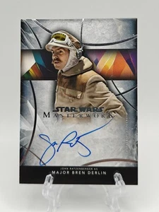2024 Topps Star Wars Obra Maestra John Ratzenberger Major Bren Derlin Auto #A-JR - Imagen 1 de 2
