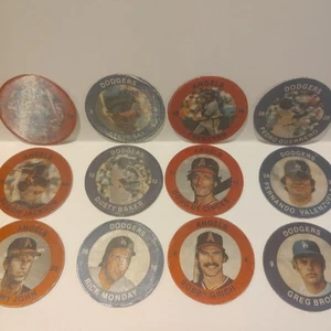 1983 Vintage MLB 7-11 Slurpee Baseball Super Star Coins Complete Set of 12 Discs - Picture 1 of 11