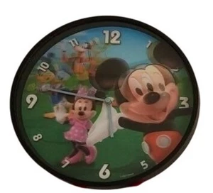 Disney Mickey und Minnie Mouse Deko Wanduhr Kinderzimmer Deko * C02-h - Bild 1 von 2