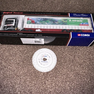 Corgi Modern Truck CC12924 SCANIA TOPLINE WESTFIELD TRANSPORT EDEN PROJECT - Image 1 of 4