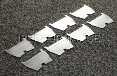 Pastilha de freio de titânio calço protetor térmico conjunto para Audi R8 2008-2021; 8 pistões dianteiros - Imagem 1 de 3