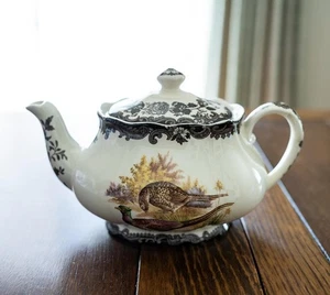 Antike Royal Worcester Spode Palissy Game Serie Teekanne Top! - Bild 1 von 7