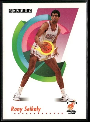Skybox Rony Seikaly Miami Heat #152 1991-92 Foto 1 de 3