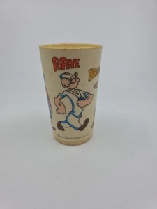 Vintage Popeye Kunststoff Trinkglas, 12 Unzen 4-3/4" HOCH, KING FEATURES SYNDICATE - Bild 1 von 6