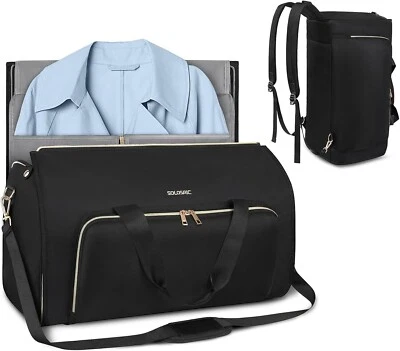 Convertible Garment Duffel Bag for Travel - Carry on Garment Bags with Toiletry - Image 1 of 4
