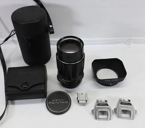 Asahi Pentax Super-Takumar 1:3,5 / 135mm Kamera Objektiv mit 28mm Gegenlichtblende  - Bild 1 von 6