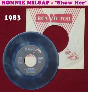 Ronnie Milsap 45 "Show Her" 1983 "Watch Out For The Other Guy" - Good Condition - Picture 1 of 3
