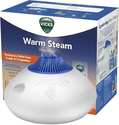 Vaporizador de vapor caliente Vicks 1,5 galones para habitaciones pequeñas y medianas funciona con VapoPads G012 Foto 1 de 4