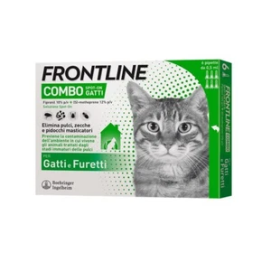 Frontline COMBO GATTO 6 Pipette - Antiparassitario per Pulci Zecche e Pidocchi - Foto 1 di 1
