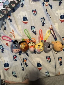 VTG McDonald's  Winnie The Pooh Soft Clips Happy Meal Toys  Set of 6 Great Gift - Imagen 1 de 5