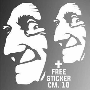 adesivo prespaziato marty feldman pre-spaced decal aufkleber 1 FREE STICKER cm10 - Bild 1 von 3