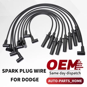 Spark Plugs Wire WCHR04 For 1992-2003 Dodge Ram 1500 2500 3500 V8 5.2l 5.9L - Picture 1 of 8