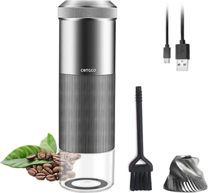 Coffee Grinder Electric Burr Portable: Small Espresso Bean Mill with Conical Bu - Picture 1 of 12