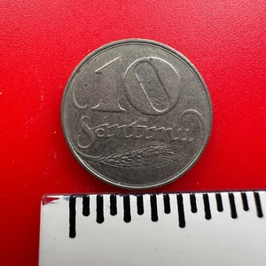 LATVIA 10 SANTIMU, 1922-HUGUENIN - Picture 1 of 2
