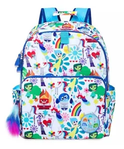 Disney Pixar Inside Out Rucksack All Over Joy Regenbogen Einhorn Emotionen Stimmungszifferblatt - Bild 1 von 7