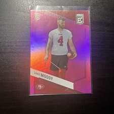 2023 Donruss Elite Football Jake Moody Pink Rookie RC Card #146