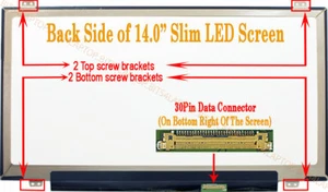14.0" Lenovo ThinkPad T450S eDP Laptop Compatible LED LCD Screen IPS Full-HD - Picture 1 of 6