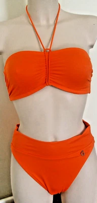 Freya Swim Damen Bandeau Bügel Bikini SET Gr.70D UK 32D  + 10 S Fold over Slip - Bild 1 von 4