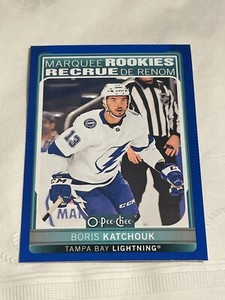 Boris Katchouk NHL 2021-22 Upper Deck O-Pee-Chee Marquee Rookies Blue #630