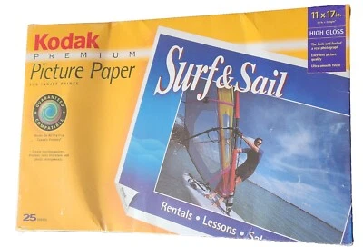 Kodak Premium Picture Paper for Inkjet Printers 11x17 high Gloss 25 sheets - Image 1 of 3