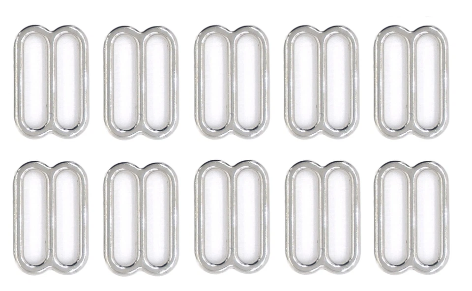 1" Metal Slide-Nickel Plate Zinc-Diecast for 1" webbing - Image 1 of 1