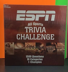 USAopoly: ESPN All Sports Trivia Challenge *1500 pytań* (FABRYCZNIE NOWY ZAPIECZĘTOWANY) - Zdjęcie 1 z 5