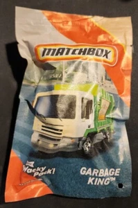 New Unopened Sonic Drive In Wacky Pack Toy Matchbox Cars Garbage King Truck - Picture 1 of 2