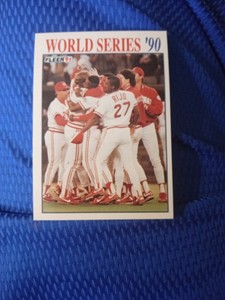 MLB 1991 Fleer - World Series Insert CINCINNATI REDS #8🔥 FREE shipping 🔥