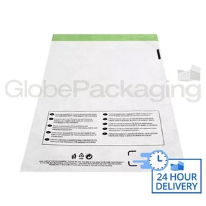 Sacchetti postali 200 x 17""x24"" TRASPARENTI peeling e sigilli poliedrici - 17x24"" (425x600 mm) - Foto 1 di 5
