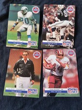 1992 PRO SET HALL OF FAME Complete 4 Card Set  SC1-SC4 Al Davis, Riggins,Barney